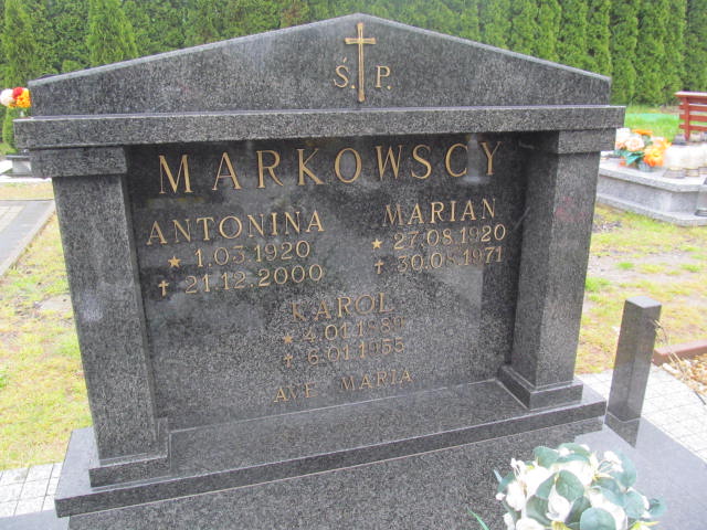 Karol Markowski 1880 Jerzmanowa - Grobonet - Wyszukiwarka osób pochowanych