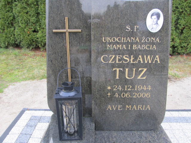 Czesława Tuz 1944 Jerzmanowa - Grobonet - Wyszukiwarka osób pochowanych