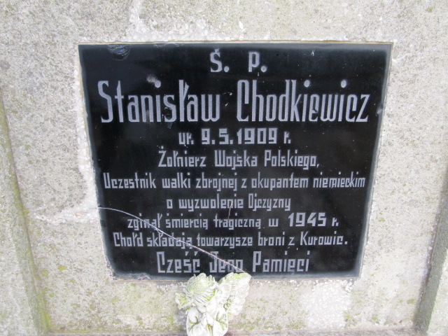 Stanisław Chodkiewicz 1909 Jerzmanowa - Grobonet - Wyszukiwarka osób pochowanych